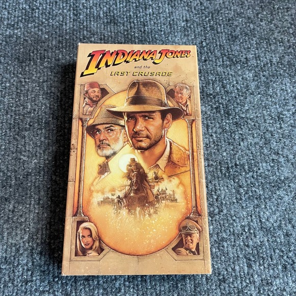 Paramount Other - Indiana Jones and the Last Crusade VHS 1989 Paramount Harrison Ford 31859